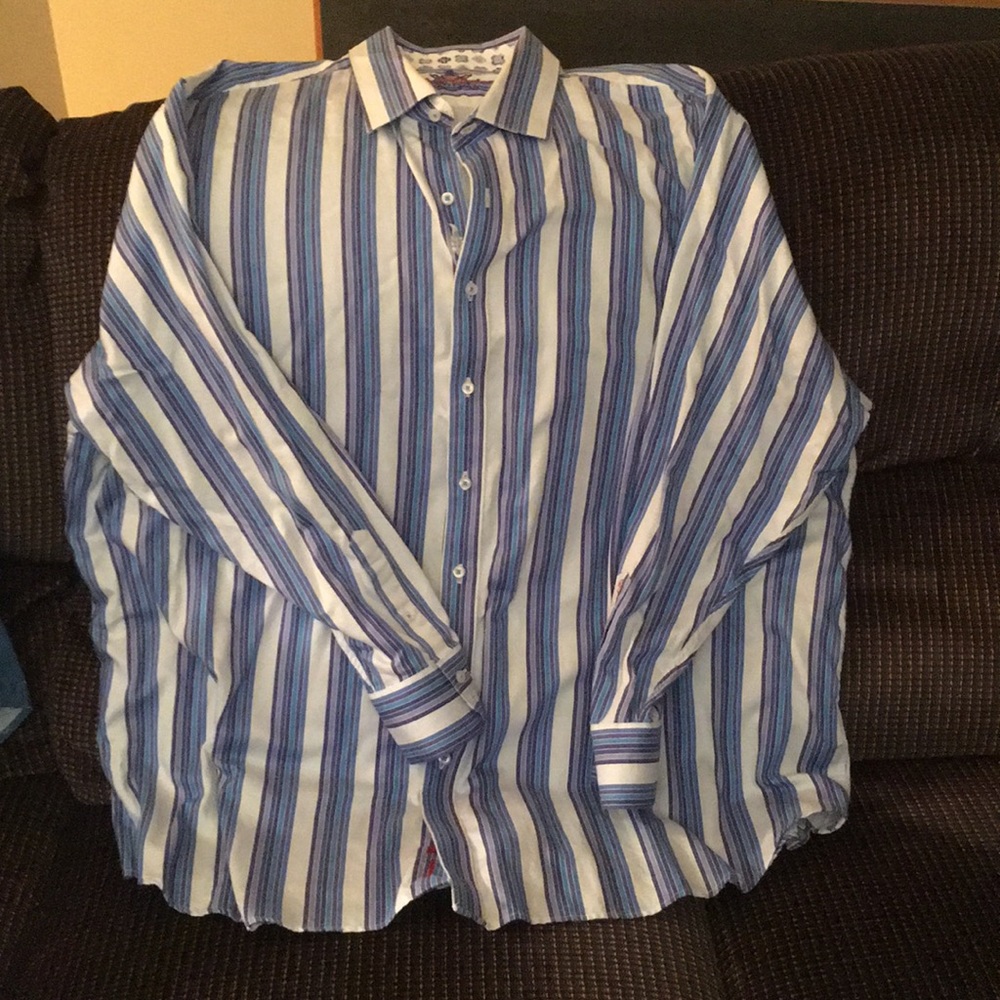 Men’s long sleeve Robert Graham men’s 4XL shirt